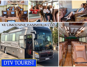 Thuê xe Limousine Hammer 18 chỗ